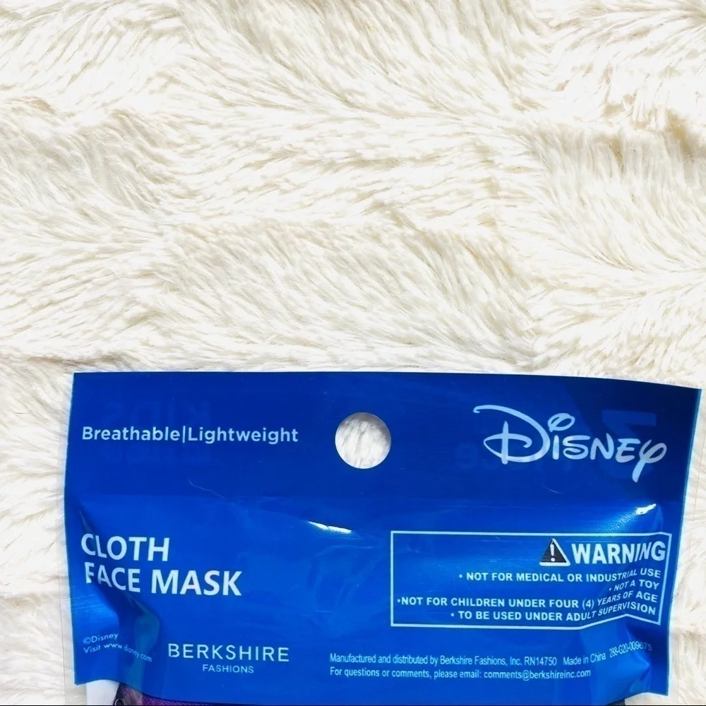 NWT Disney Minnie Mickey Mouse Face Masks Set Of 3